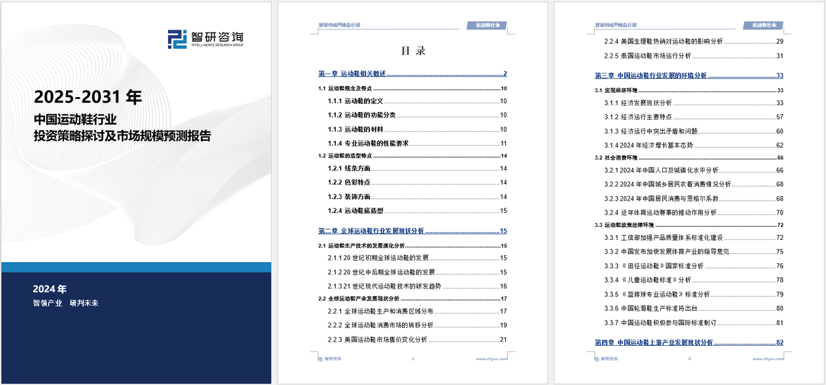 资前景研究报告（2025-2031年）球王会体育中国运动鞋行业发展现状及投